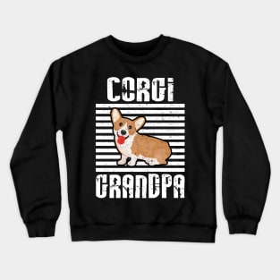 Corgi Grandpa Proud Dogs Crewneck Sweatshirt